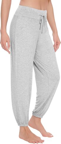 Women's Pajama Pants Viscose from Bamboo Stretchy Joggers Pants with Drawstring Comfy Lounge Sleep Pants Pj Bottoms S-XXL in Saudi Arabia