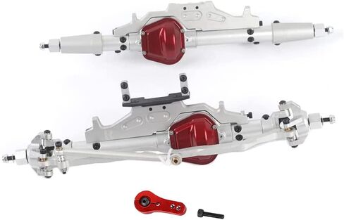 Wraith Axles RC Complete Front Rear Portal Axle Shafts Housings Metal Fit for Axial Wraith RR10 1/10 90018 90048 90053 90018 90020 90045 90056 Upgrade Parts RC Crawler Car - Black in Saudi Arabia