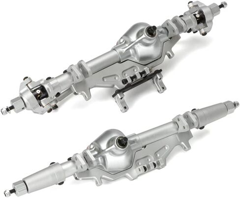 Wraith Axles RC Complete Front Rear Portal Axle Shafts Housings Metal Fit for Axial Wraith RR10 1/10 90018 90048 90053 90018 90020 90045 90056 Upgrade Parts RC Crawler Car - Black in Saudi Arabia