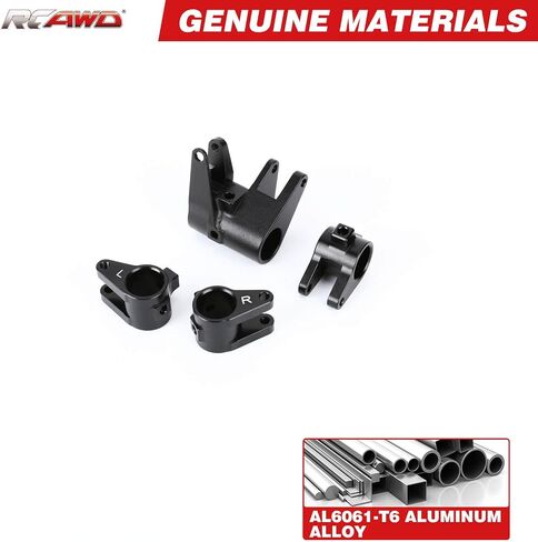 مجموعة تركيب وصلة أنبوب المحور الألومنيوم RCAWD AXI232071 لأجزاء الترقية المحورية 1/10 SCX10 PRO AXI03028 (أسود) in Saudi Arabia