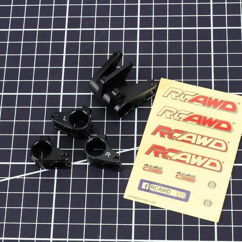 مجموعة تركيب وصلة أنبوب المحور الألومنيوم RCAWD AXI232071 لأجزاء الترقية المحورية 1/10 SCX10 PRO AXI03028 (أسود) in Saudi Arabia
