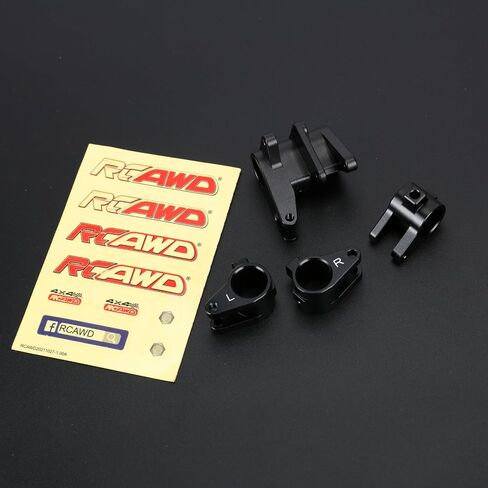 مجموعة تركيب وصلة أنبوب المحور الألومنيوم RCAWD AXI232071 لأجزاء الترقية المحورية 1/10 SCX10 PRO AXI03028 (أسود) in Saudi Arabia