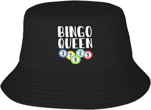 Crazy Bingo People Bucket Hats Fashion Sun Cap Packable Outdoor Fisherman Hat for Women and Men in Kuwait