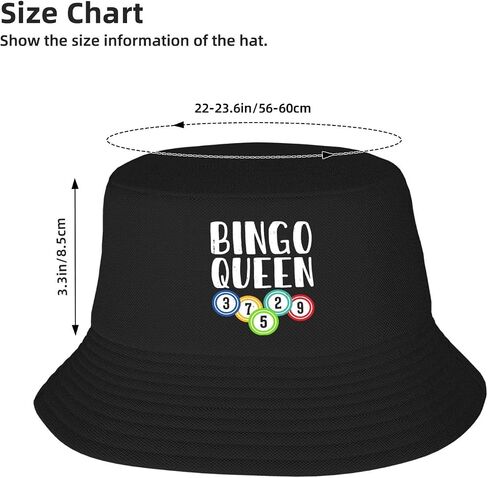 Crazy Bingo People Bucket Hats Fashion Sun Cap Packable Outdoor Fisherman Hat for Women and Men in Kuwait