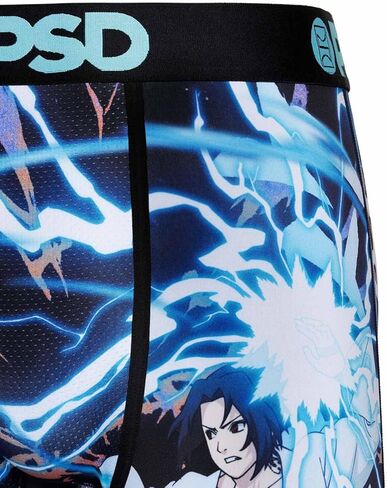 بي اس دي ملابس داخلية للرجال قابلة للتمدد بشريط عريض مطاطي - سجلات المحكوم عليهم بالإعدام | جيدة التهوية، درزة داخلية 7 انش |, متعدد / ناروتو 3 قطع, S in Kuwait