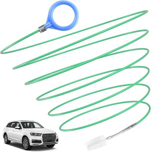 Auto Sunroof Drain Cleaning Tool, 78 Inch Flexible Tube Cleaning Brush, Flexible Drain Brush Extra Long Pipe Cleaners for Car, Car Drain Dredge Cleaning Scrub Brush for Drains, Sewers, Windshields in Kuwait