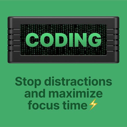 The BusyBox D (digital) smart sign, with HD screen. For Work From Home, Creators, Streamers, Students, Focus Time, Office Decor, and Family Fun. in Saudi Arabia