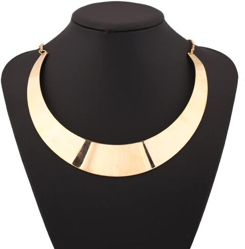 HUASAI Halloween Necklace Earrings for Women Gold Egyptian Costume for Girls in Saudi Arabia