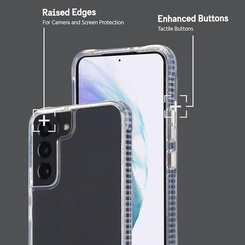 Pelican - Voyager Series - Case for Samsung Galaxy S22 Plus - Holster - Kickstand - Military Drop Protection - 6.6 Inch - Holster - Clear in Kuwait