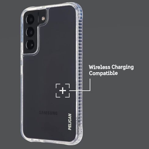 Pelican - Voyager Series - Case for Samsung Galaxy S22 Plus - Holster - Kickstand - Military Drop Protection - 6.6 Inch - Holster - Clear in Kuwait