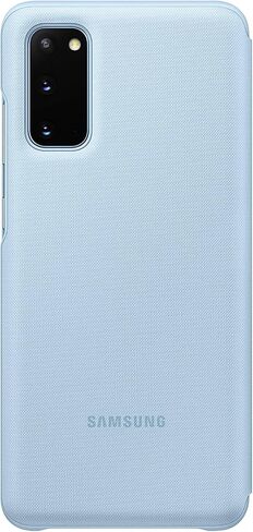 جراب Samsung Galaxy S20، جراب محفظة LED - أسود (نسخة الولايات المتحدة مع ضمان) (EF-NG980PBEGUS) in Kuwait