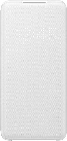 جراب Samsung Galaxy S20، جراب محفظة LED - أسود (نسخة الولايات المتحدة مع ضمان) (EF-NG980PBEGUS) in Kuwait