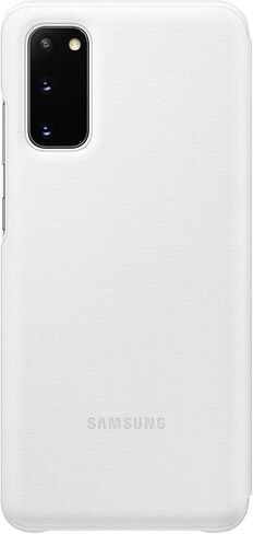 جراب Samsung Galaxy S20، جراب محفظة LED - أسود (نسخة الولايات المتحدة مع ضمان) (EF-NG980PBEGUS) in Kuwait
