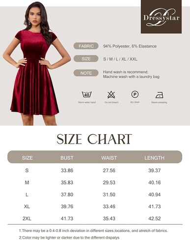 Dressystar Women's Velvet Dress Cocktail Party Formal Vintage Dress Cap Sleeve A-line 50s Retro Rockabilly Dress Prom Gown in Saudi Arabia