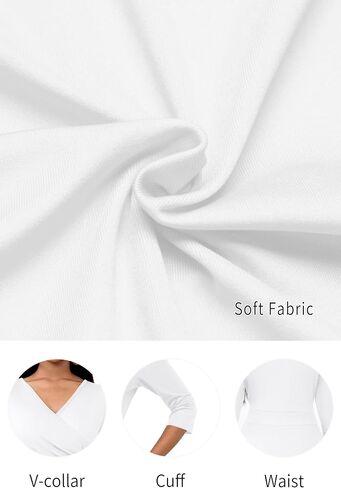 FANDEE Women's Maxi Dress Casual Boho A Line Wedding Guest Cocktail Tea Long Dresses Flowy 3/4 Sleeve V Neck with Pockets in Saudi Arabia