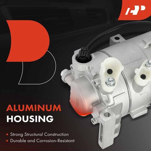 A-Premium AC Compressor Replacement for Hyundai Accent 2018-2019 Kia Rio, 1.6L, 12V, 124.5MM, 6PK in Saudi Arabia
