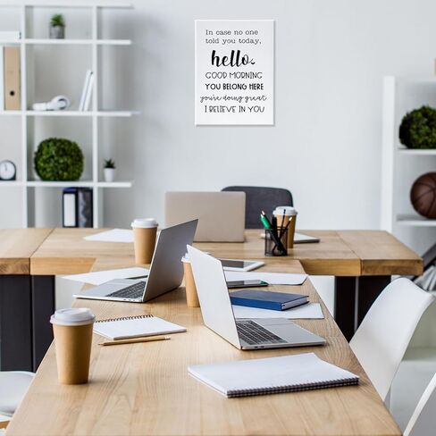 Wonderjune ديكور الفصول الدراسية ديكور المكاتب 16 × 12 بوصة علامات الفصول الدراسية علامات هدية ملهمة أنا أؤمن بك في حالة عدم إخبارك أحد اليوم اللوازم المدرسية للمعلمين هدايا عيد الميلاد عيد الميلاد in Saudi Arabia
