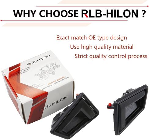 RLB-HILON زوج واحد من مقابض الأبواب الداخلية المتوافقة مع سوزوكي Sidekick 1989-1998، لـ Geo Tracker 1989-1997، لـ Chevy Tracker 1998 Year، لمقبض الباب الجانبي للسائق والراكب in Saudi Arabia