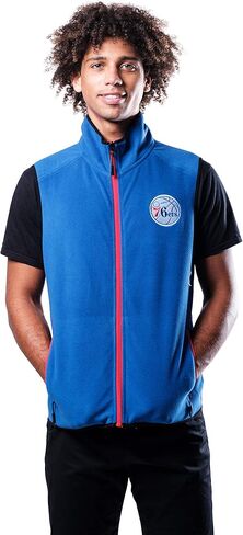 Ultra Game NBA Men’s Soft Fleece Full Zip Vest Jacket in Kuwait