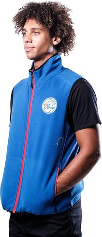 Ultra Game NBA Men’s Soft Fleece Full Zip Vest Jacket in Kuwait