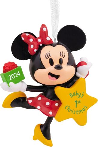 Hallmark Disney Mickey Mouse Baby's First Christmas 2024 Christmas Ornament in Saudi Arabia