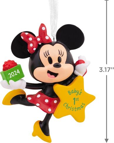 Hallmark Disney Mickey Mouse Baby's First Christmas 2024 Christmas Ornament in Saudi Arabia