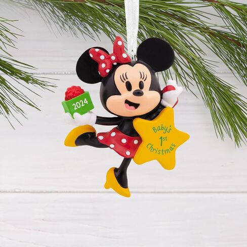 Hallmark Disney Mickey Mouse Baby's First Christmas 2024 Christmas Ornament in Saudi Arabia