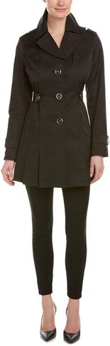 Via Spiga Women's Single-Breasted Pleated Trench Coat in Kuwait