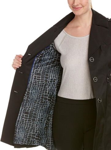 Via Spiga Women's Single-Breasted Pleated Trench Coat in Kuwait