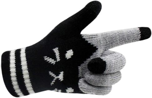 ANKOMINA Women Men Winter Touch Screen Gloves Warm Knit Texting Gloves Touchscreen Mittens,Cat in Saudi Arabia