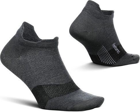 Feetures Merino 10 Ultra Light Cushion No Show Tab Ankle Socks - Wool Socks for Women & Men - (1 Pair) in Saudi Arabia