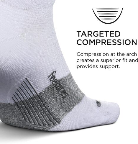 Feetures Merino 10 Ultra Light Cushion No Show Tab Ankle Socks - Wool Socks for Women & Men - (1 Pair) in Saudi Arabia