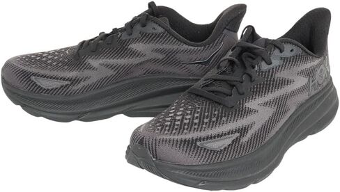 Hoka Men's Clifton 9 Sneaker, Black/Black, 7 in Saudi Arabia