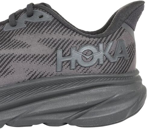 Hoka Men's Clifton 9 Sneaker, Black/Black, 7 in Saudi Arabia