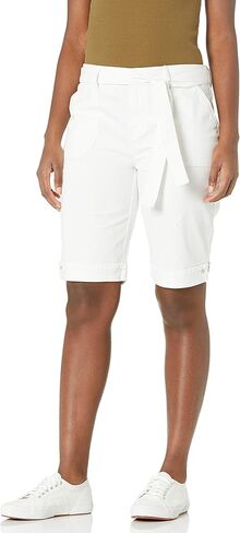 Gloria Vanderbilt Women's Chic Self Belted Bermuda Short in Kuwait