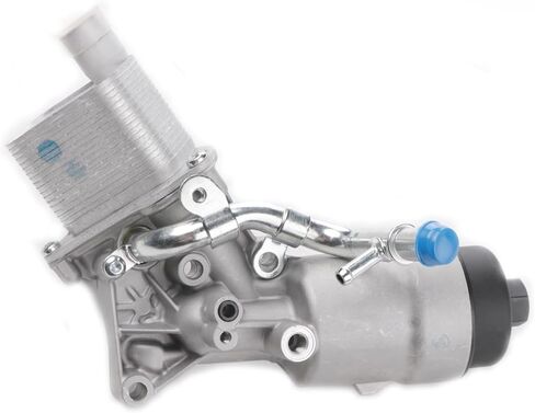 محول تجميع مبيت فلتر زيت المحرك من الألومنيوم مع حشية، إدراج الفلتر، غطاء بديل لسيارة Chevy Cruze Sonic Trax Encore 1.4L Turbo 2011-2021 استبدال # 55566784 in Kuwait