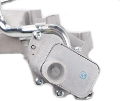 محول تجميع مبيت فلتر زيت المحرك من الألومنيوم مع حشية، إدراج الفلتر، غطاء بديل لسيارة Chevy Cruze Sonic Trax Encore 1.4L Turbo 2011-2021 استبدال # 55566784 in Kuwait