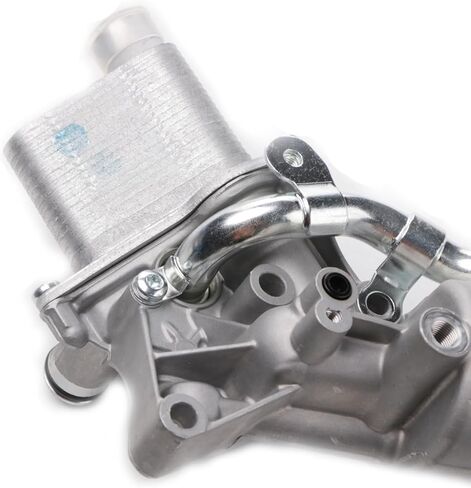 محول تجميع مبيت فلتر زيت المحرك من الألومنيوم مع حشية، إدراج الفلتر، غطاء بديل لسيارة Chevy Cruze Sonic Trax Encore 1.4L Turbo 2011-2021 استبدال # 55566784 in Kuwait