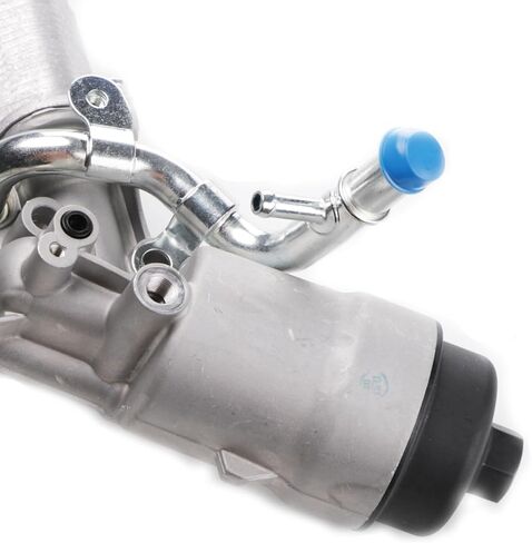 محول تجميع مبيت فلتر زيت المحرك من الألومنيوم مع حشية، إدراج الفلتر، غطاء بديل لسيارة Chevy Cruze Sonic Trax Encore 1.4L Turbo 2011-2021 استبدال # 55566784 in Kuwait