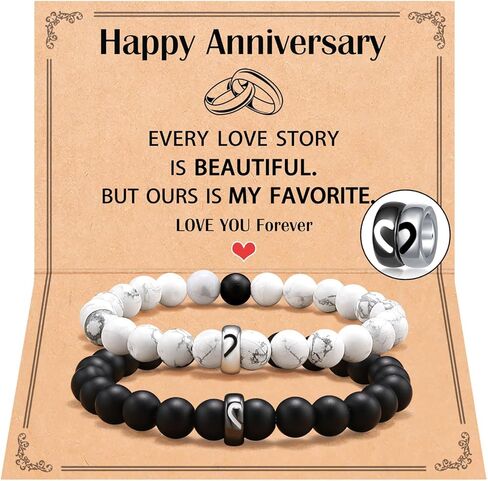 UNGENT THEM أساور زوجين متطابقة، هدايا للأزواج بمناسبة الذكرى السنوية السعيدة لصديقها وصديقتها والرجال in Kuwait