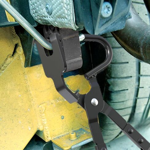 Exhaust Hanger Removal Tool, Exhaust Pliers for Separating Rubber Mounts from Exhaust Suspension Bracket, Compatible with All Exhaust Rubber Hangers Systems, Red in Saudi Arabia