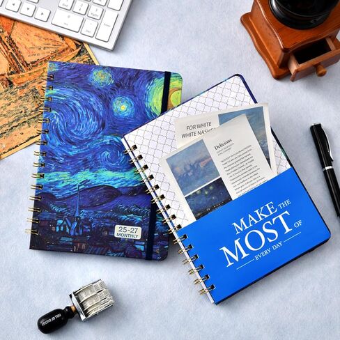 مخطط شهري 2025-2027 - مخطط شهري لمدة 3 سنوات 2025-2027، يناير 2025 - ديسمبر 2027، 6.4 بوصة × 8.5 بوصة، مخطط/تقويم 2025-2027 مع 36 علامة تبويب شهرية، صفحة ملاحظات، جيب داخلي، مثالي على المدى الطويل تخطيط in Kuwait