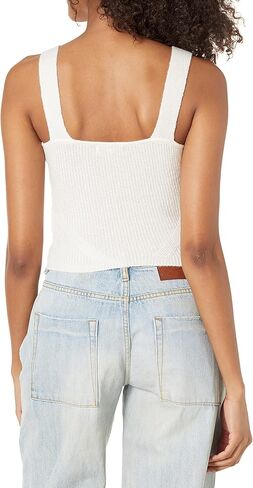 GUESS Women's Sleeveless Essential Serena Rib Mix Sweater in Kuwait
