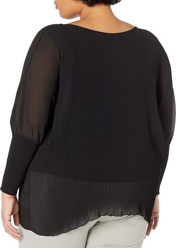 تونيك نسائي طويل الأكمام مصنوع في إيطاليا بحاشية غير متماثلة in Kuwait