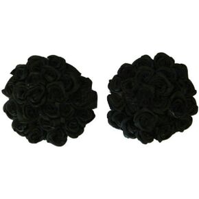 Women's Sexy White Rose Bouquet Pasties Round - Wedding/Anniversary/Valentine