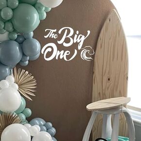 MUWEOL Beary First Birthday Wall Decal - Bear Themed Birthday Party Decorations,Beary First Birthday Decal,Beary Stickers