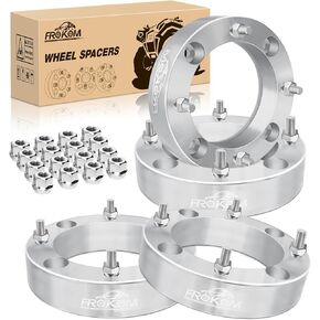 Frokom 4x156mm ATV Wheel Spacers,1.5 Inch Wheel Spacers with 12x1.5 Studs Fit For 2013+ Polaris Ranger, 2014+ Polaris RZR XP 1000, 2015+ Polaris RZR-4 Pack