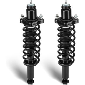 Rear Shock Absorber w/Coil Spring Complete Struts Assembly Compatible with 2007-2012 Dodge Caliber, 2007-2016 Jeep Compass/Patriot, Replace for 172401 2Pcs