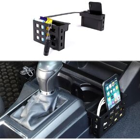 Hyorabyn for Toyota Tacoma 2016 2017 2018 2019 2020 2021 2022 Car Center Storage Box Seat Phone Key Card Tray Glove Storage Box Organizer
