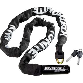 Kryptonite 001706 48' Keeper 712 Integrated Chain Lock , Black